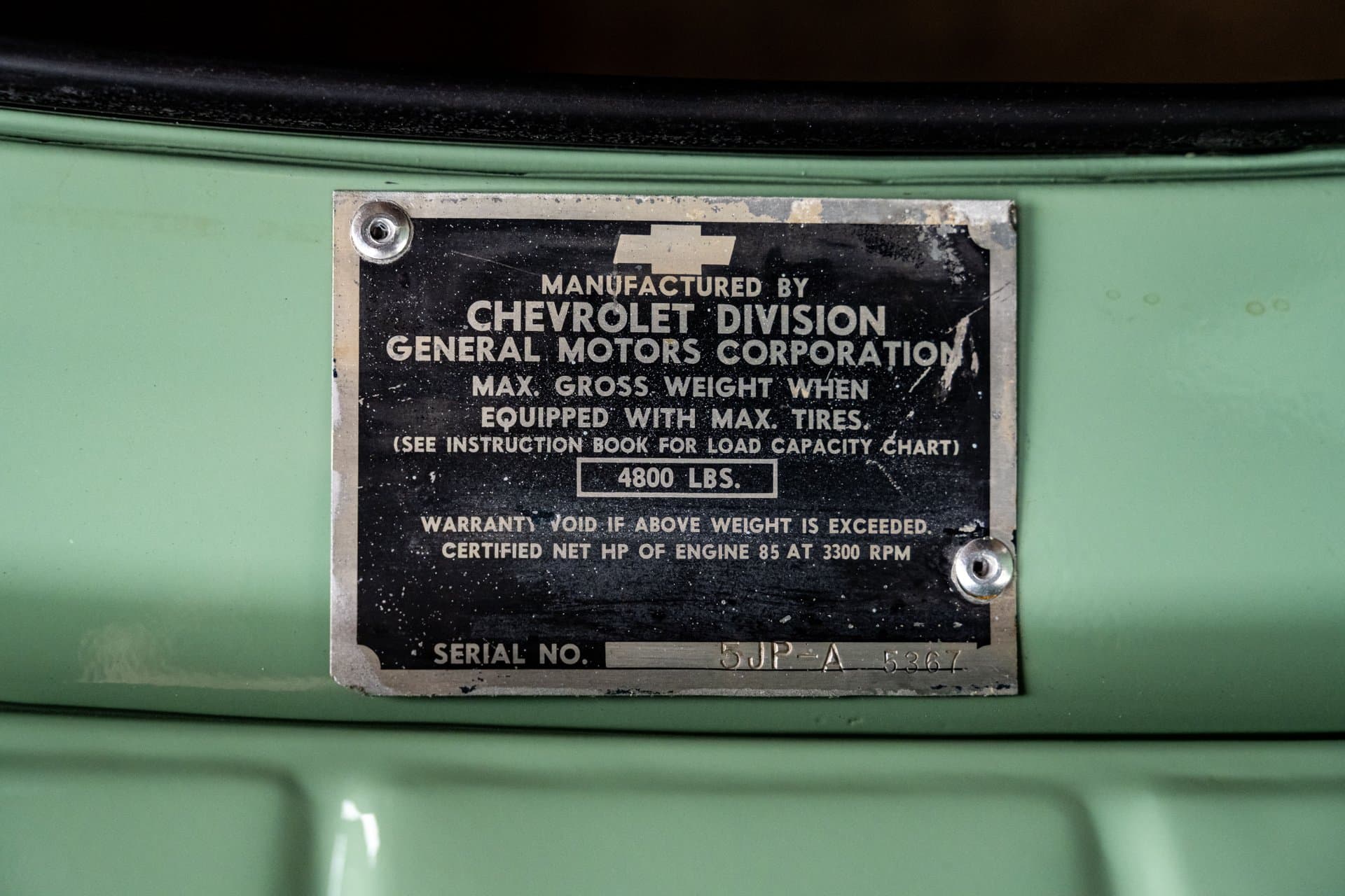 1951 Chevrolet 3100 Pickup Truck thumbnail 26