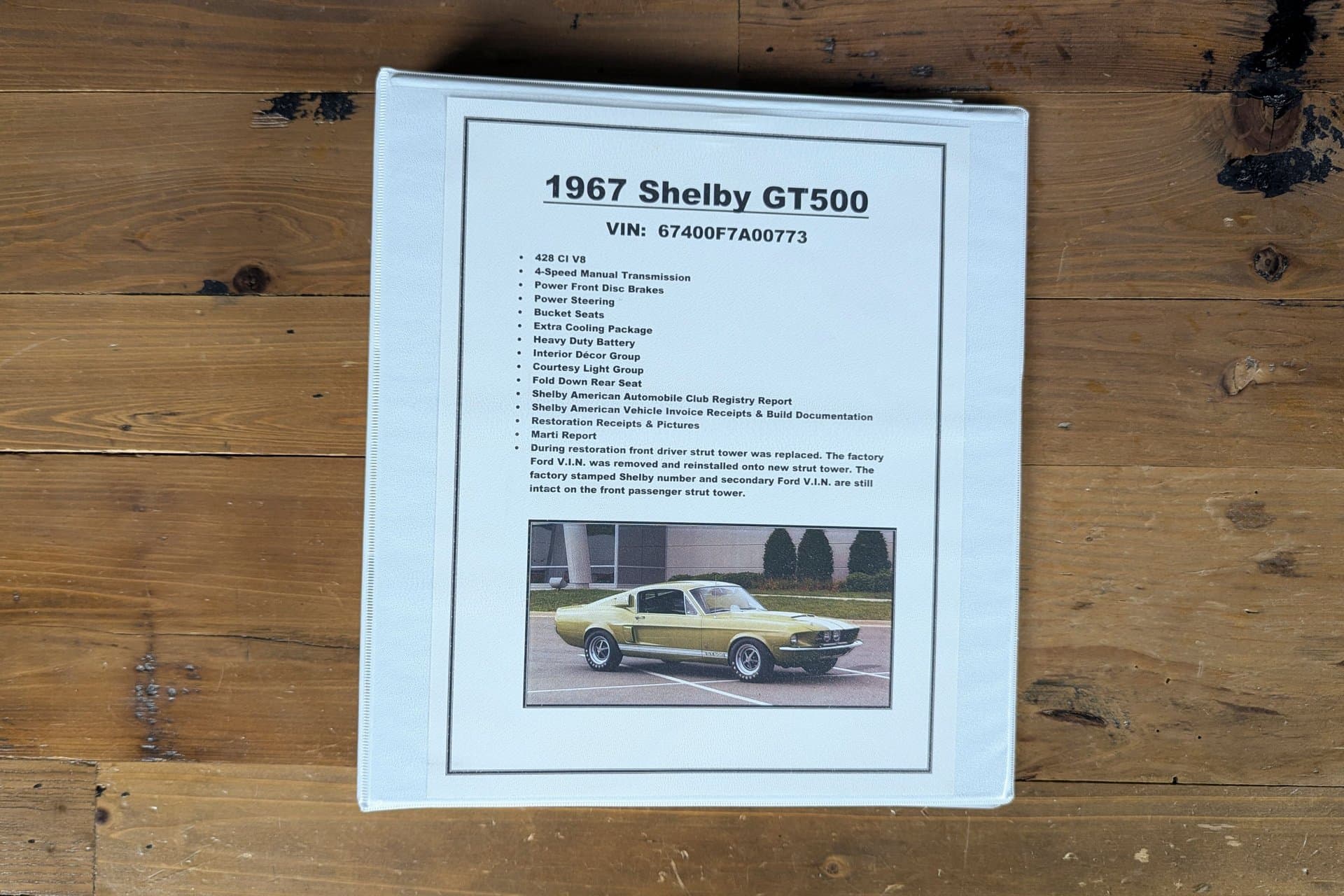 1967 Ford Mustang Shelby GT500 thumbnail 26
