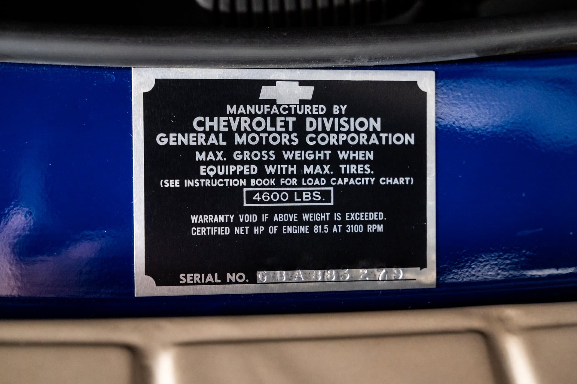 1949 Chevrolet 3100 Pickup Truck thumbnail 24