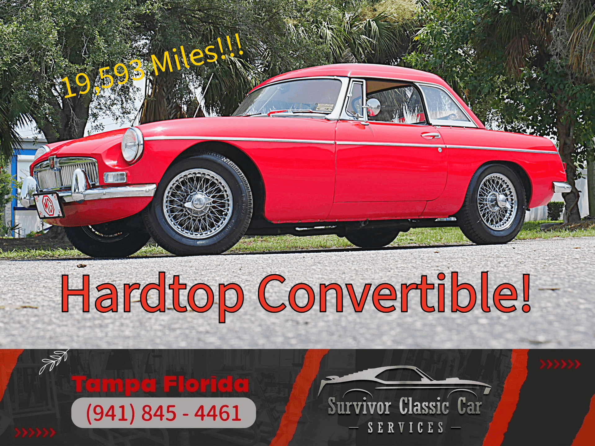 1965 MG MGB with Hardtop
