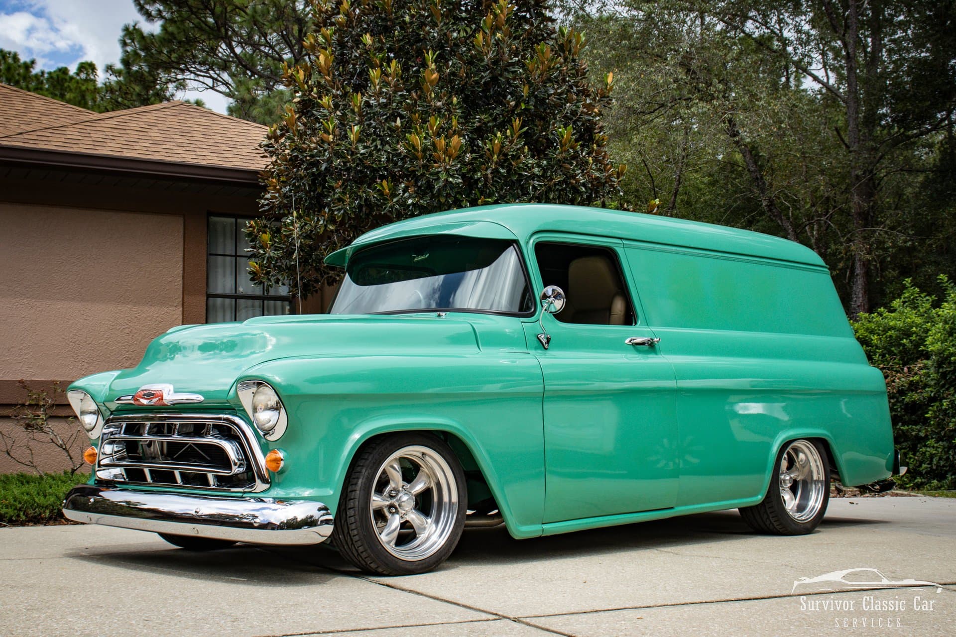 1957 Chevrolet 3100 Panel Truck thumbnail 3