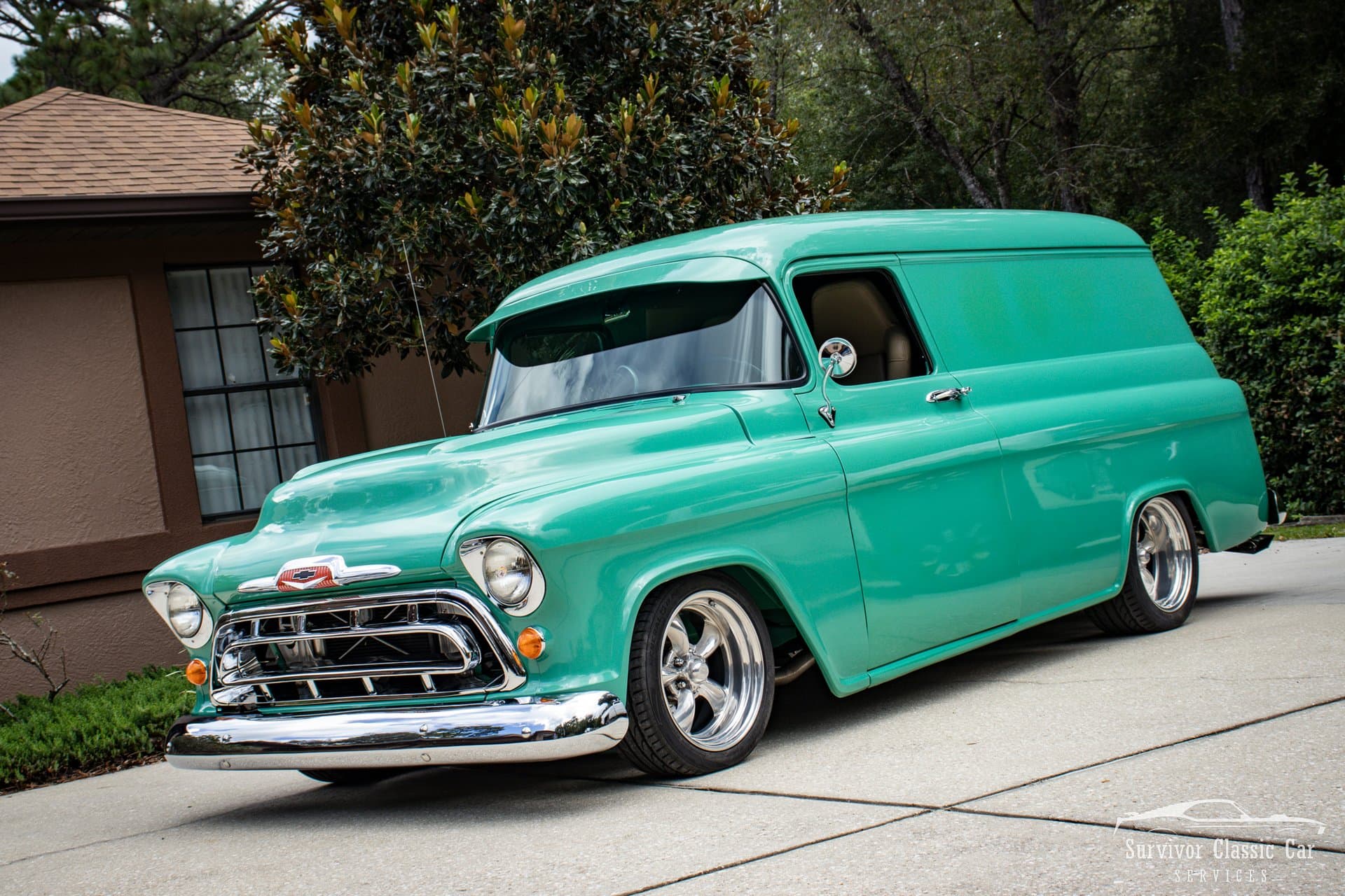 1957 Chevrolet 3100 Panel Truck — photo 2