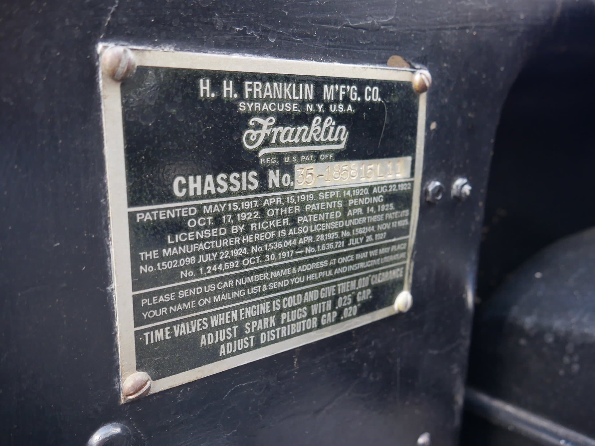 1929 Franklin Model 135 — photo 30