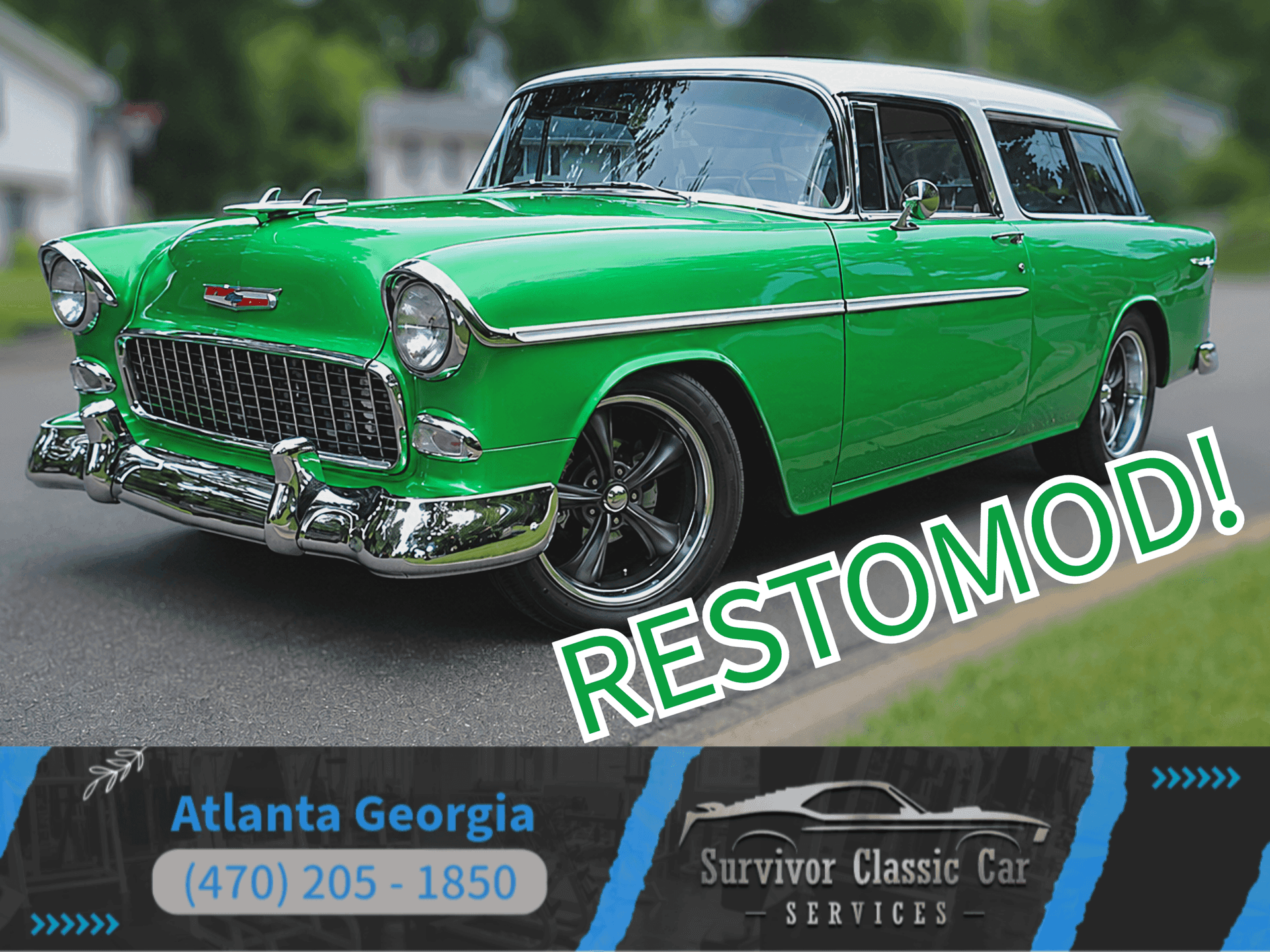 1955 Chevrolet Nomad Restomod — photo 1