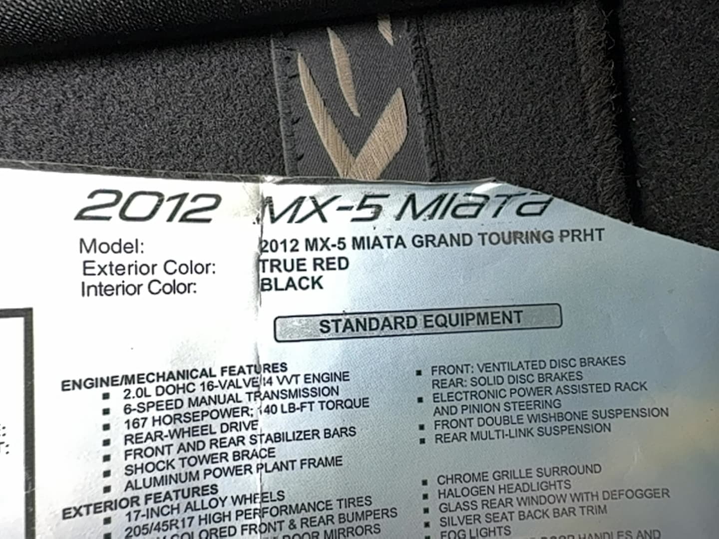 2012 Mazda MX-5 Miata Grand Touring Hard Top thumbnail 14