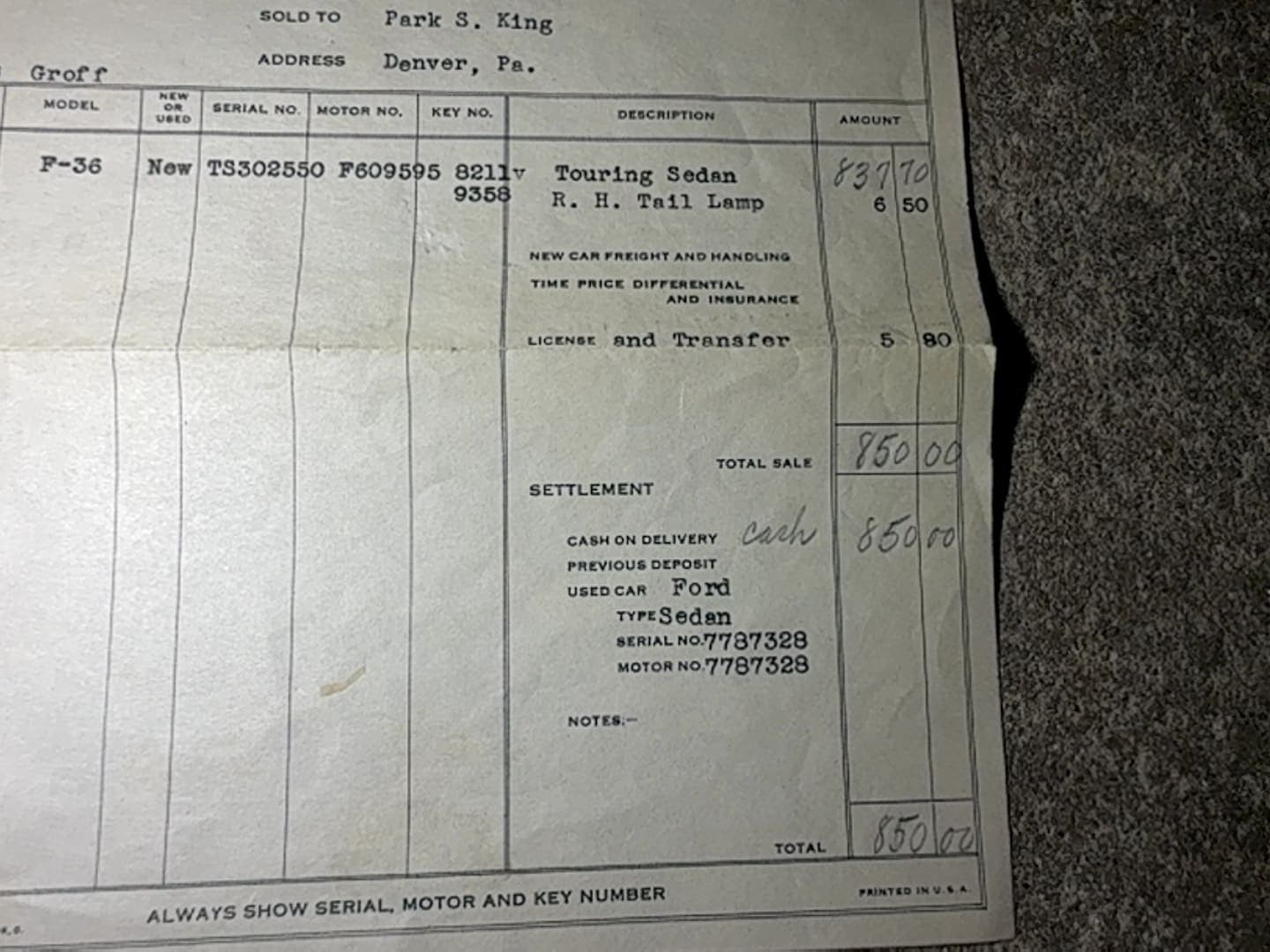 1936 Oldsmobile F-36 thumbnail 27