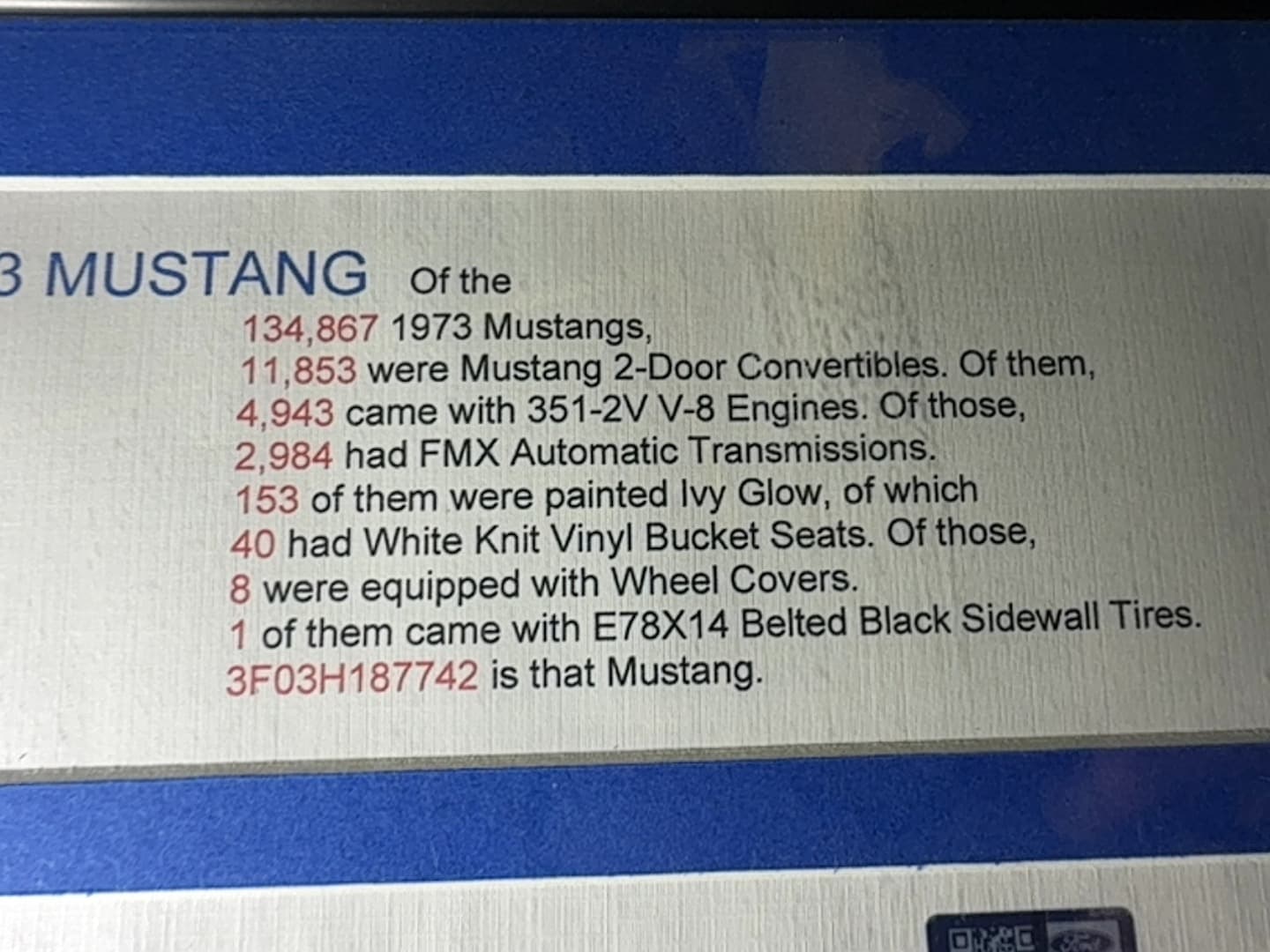 1973 Ford Mustang MACH 1 CLONE thumbnail 20