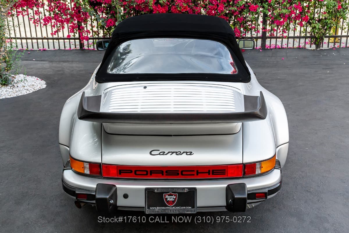1986 Porsche Carrera Super Sport Cabriolet Turbo-look M491 Right-Hand-Drive thumbnail 8