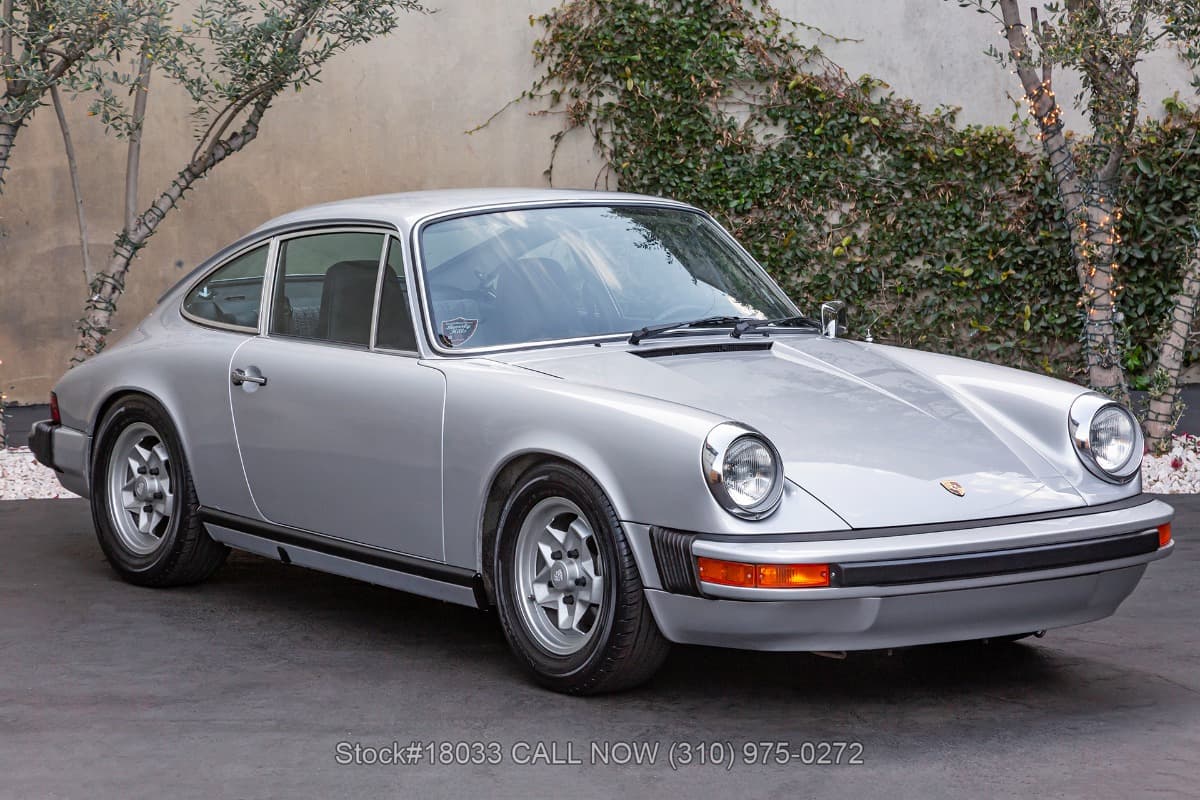 1975 Porsche 911S Sunroof Delete Coupe Silver Anniversary Edition