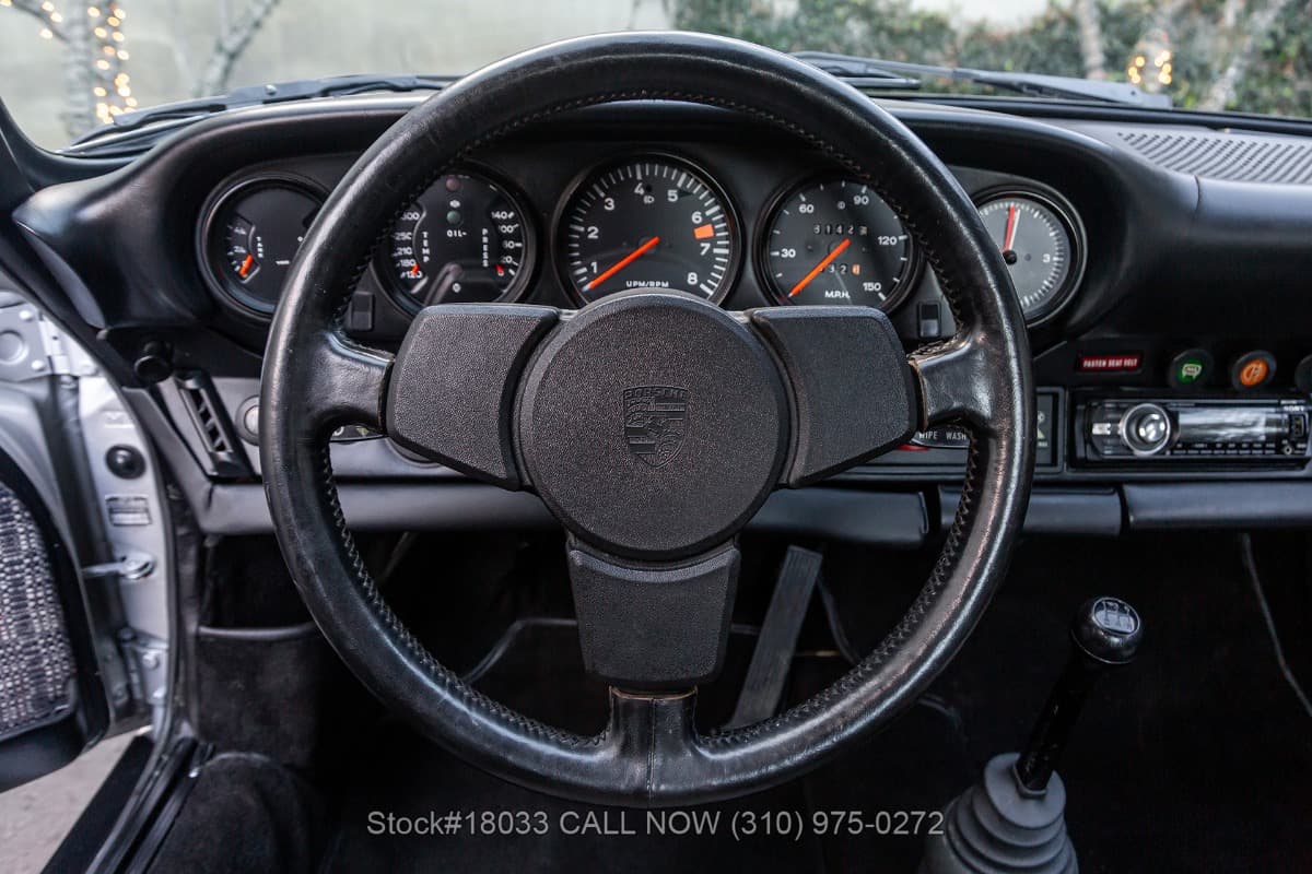 1975 Porsche 911S Sunroof Delete Coupe Silver Anniversary Edition thumbnail 14