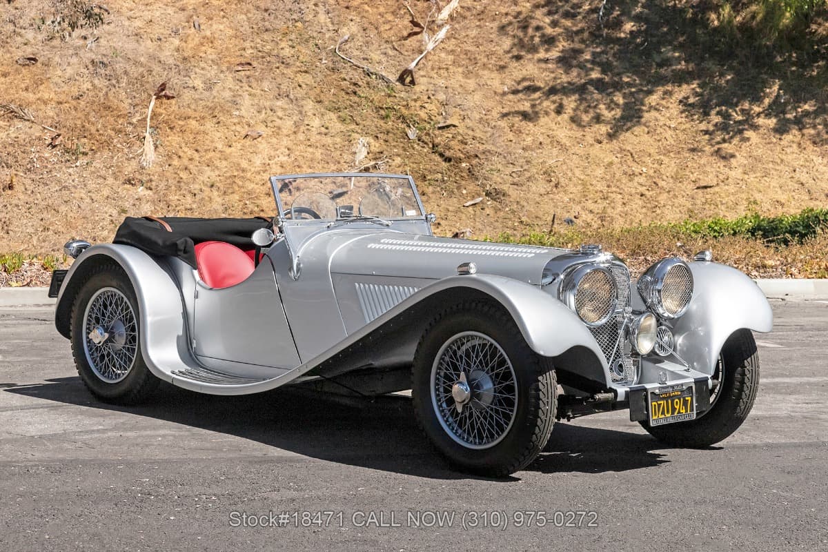 1937 Jaguar SS100 Roadster Right-Hand-Drive thumbnail 3