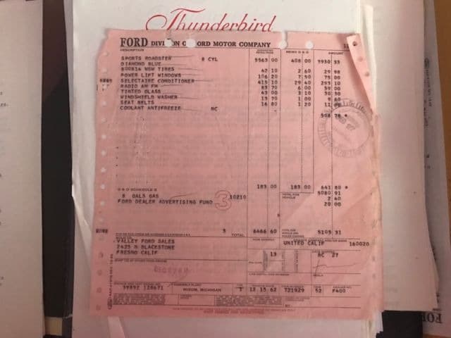 1963 Ford Thunderbird Sports Roadster thumbnail 28