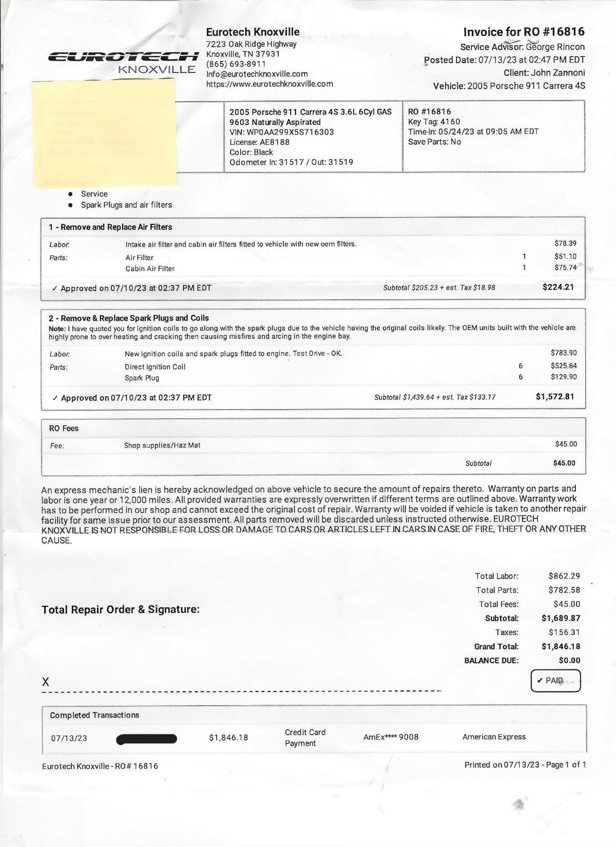 2005 Porsche 997 Carrera Coupe 6-Speed thumbnail 23