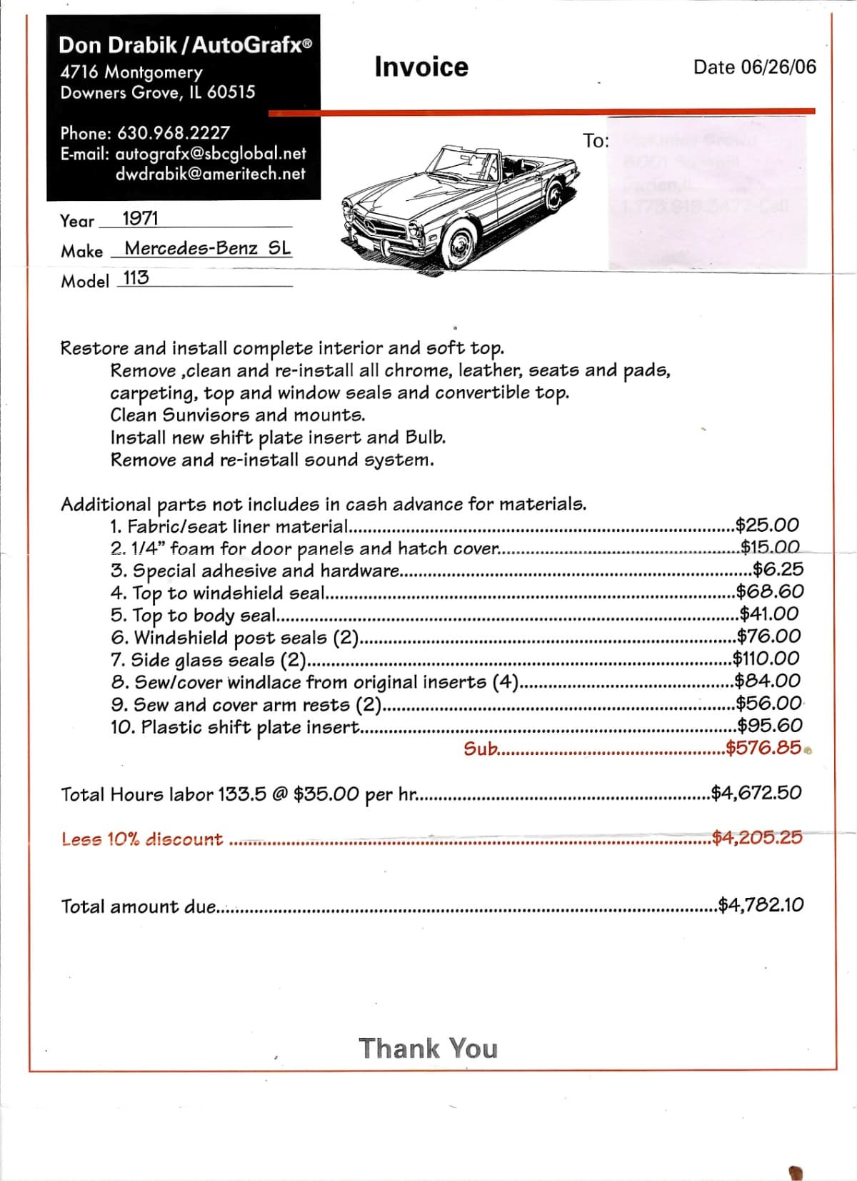 1971 Mercedes 280SL thumbnail 29
