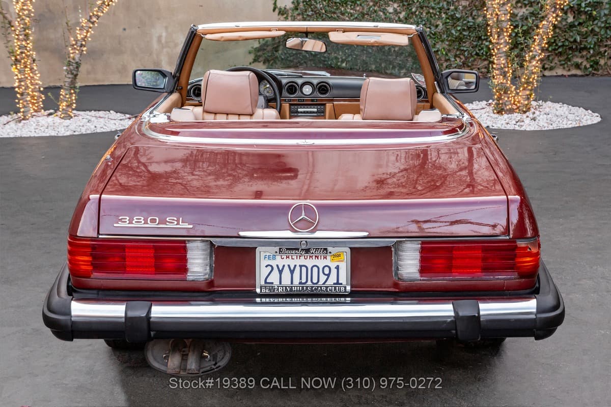 1984 Mercedes 380SL with 2 tops thumbnail 4