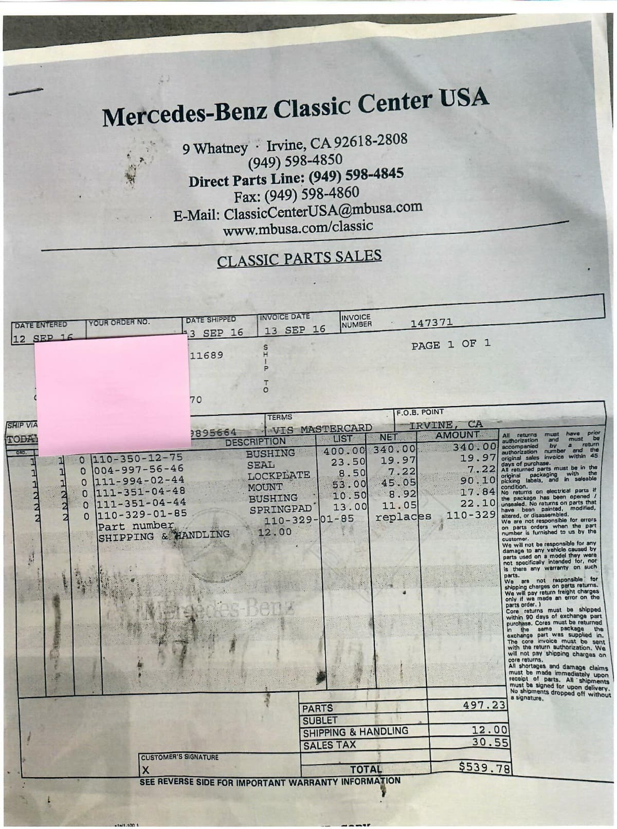 1968 Mercedes 250SL thumbnail 25