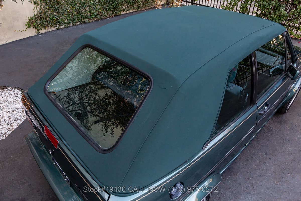 1991 Volkswagen Cabriolet Etienne Aigner Edition thumbnail 8