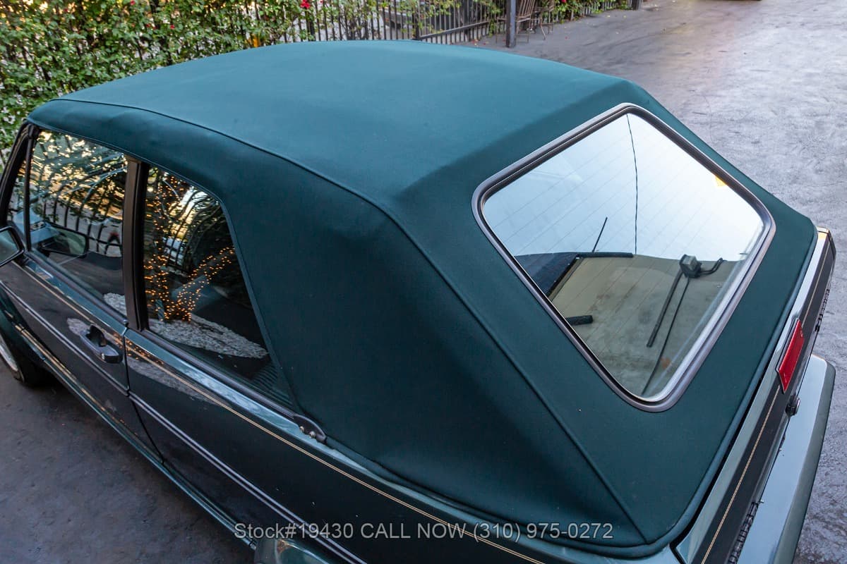 1991 Volkswagen Cabriolet Etienne Aigner Edition thumbnail 9