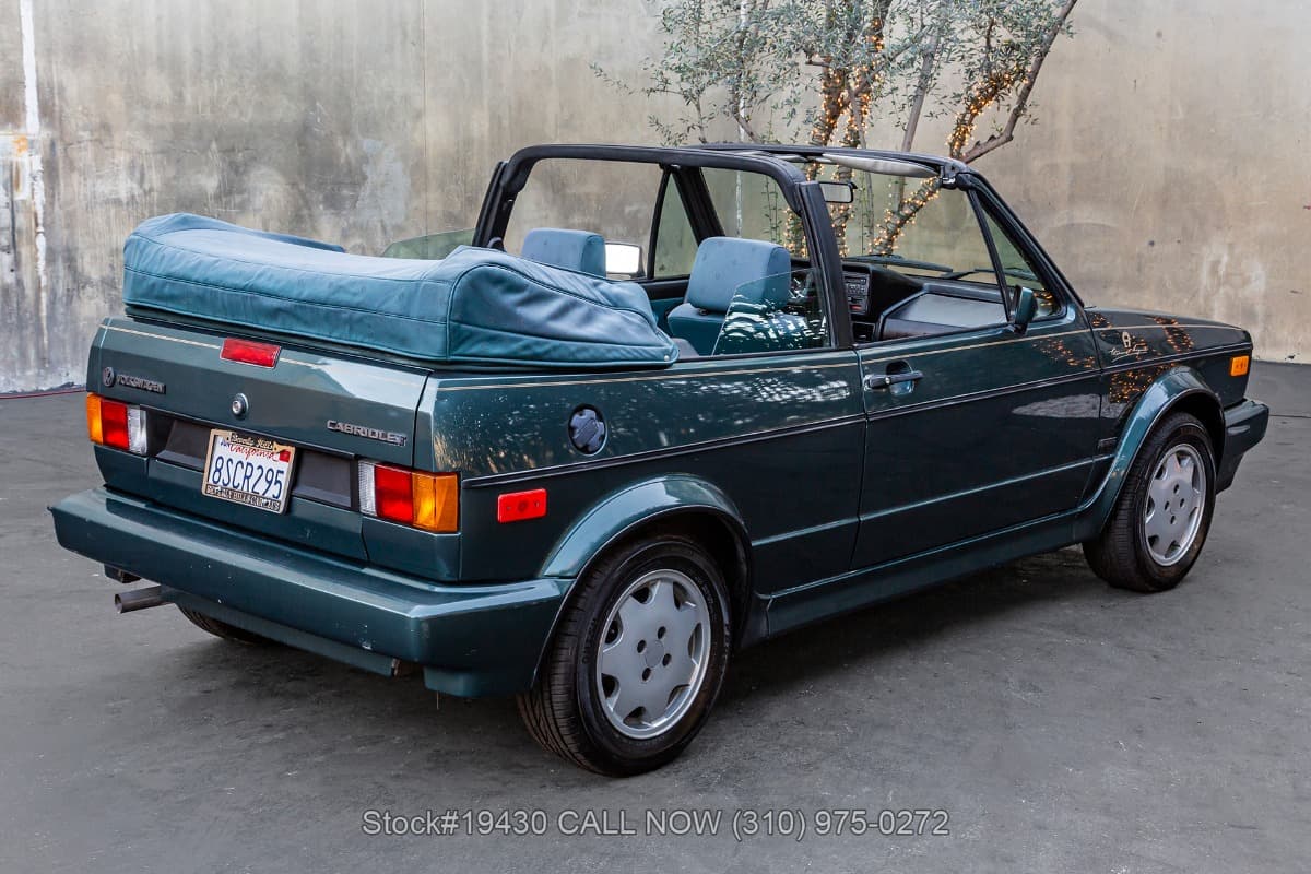1991 Volkswagen Cabriolet Etienne Aigner Edition thumbnail 4