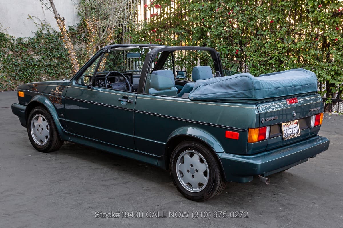1991 Volkswagen Cabriolet Etienne Aigner Edition thumbnail 5