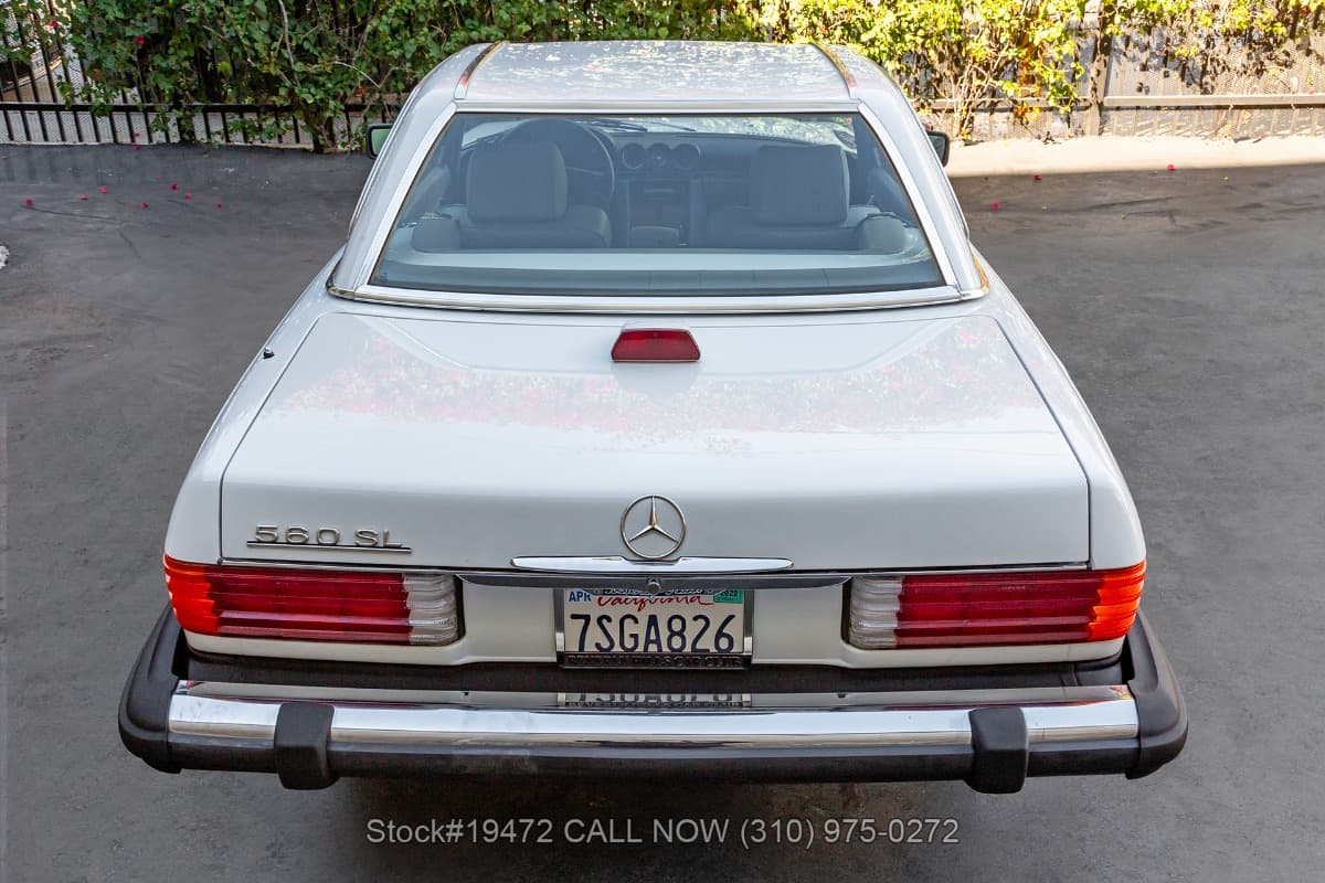 1986 Mercedes 560SL with 2 tops thumbnail 10