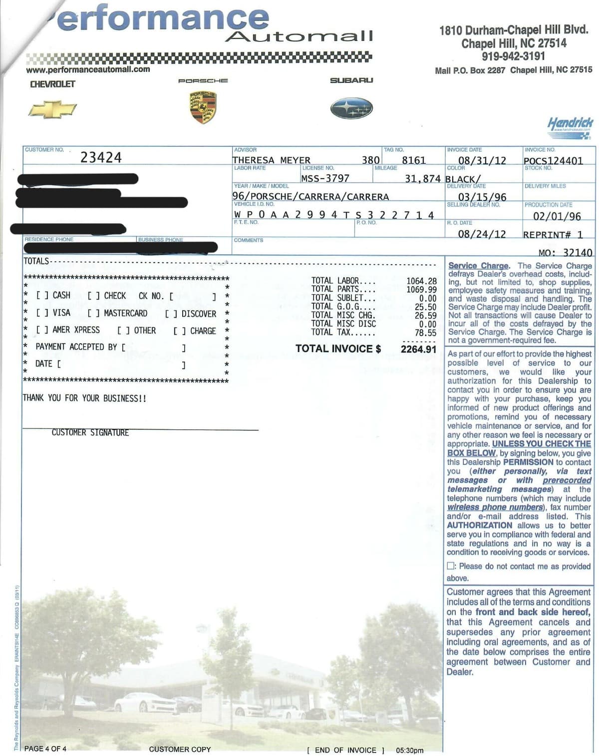 1996 Porsche 993 Carrera Coupe thumbnail 28