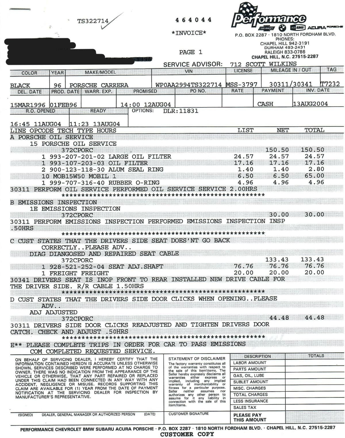 1996 Porsche 993 Carrera Coupe thumbnail 29