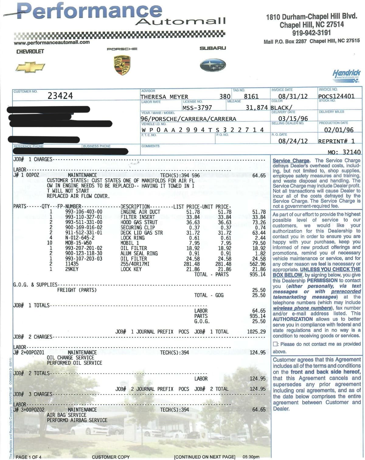 1996 Porsche 993 Carrera Coupe thumbnail 27