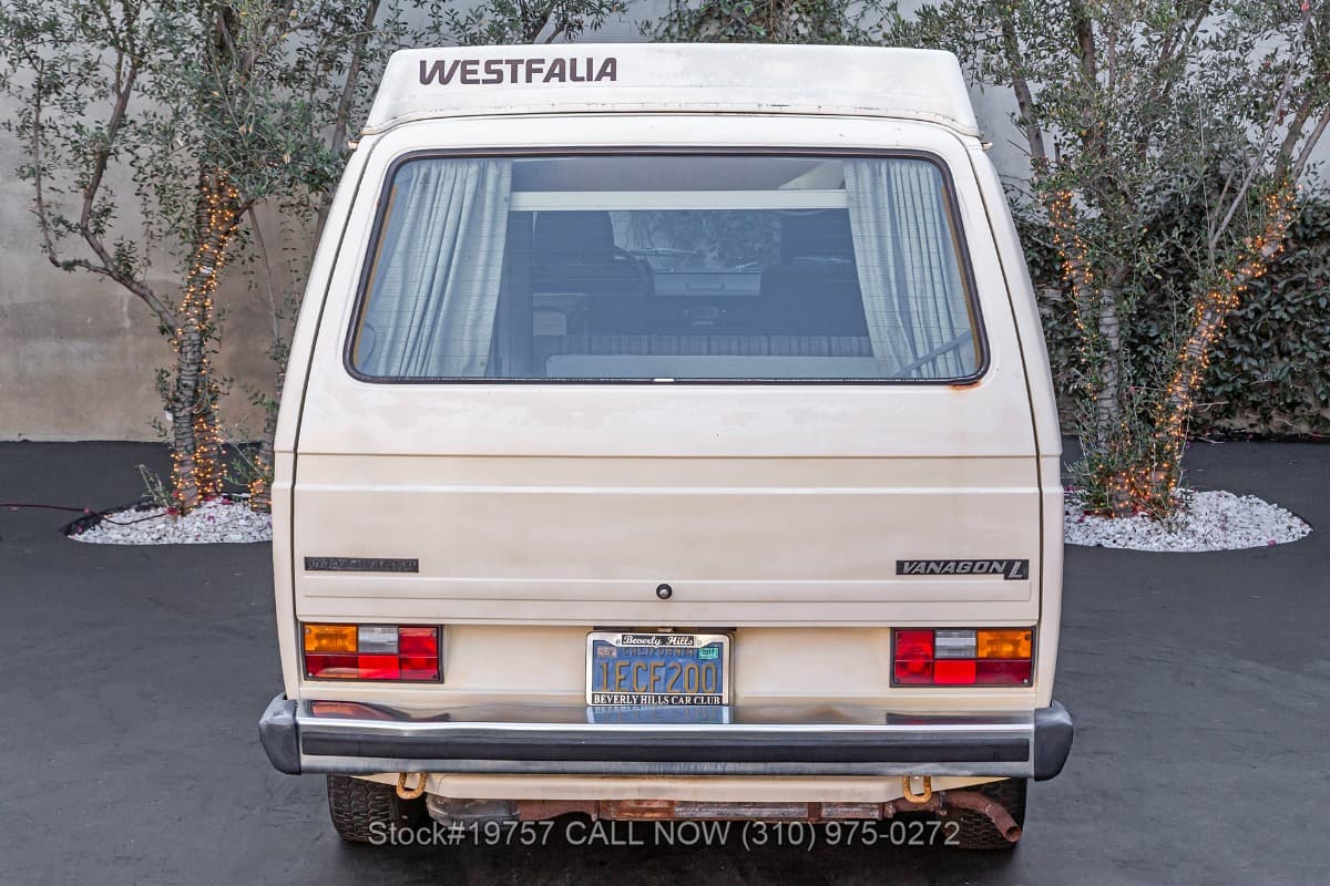 1982 Volkswagen Vanagon Westfalia Camper thumbnail 5