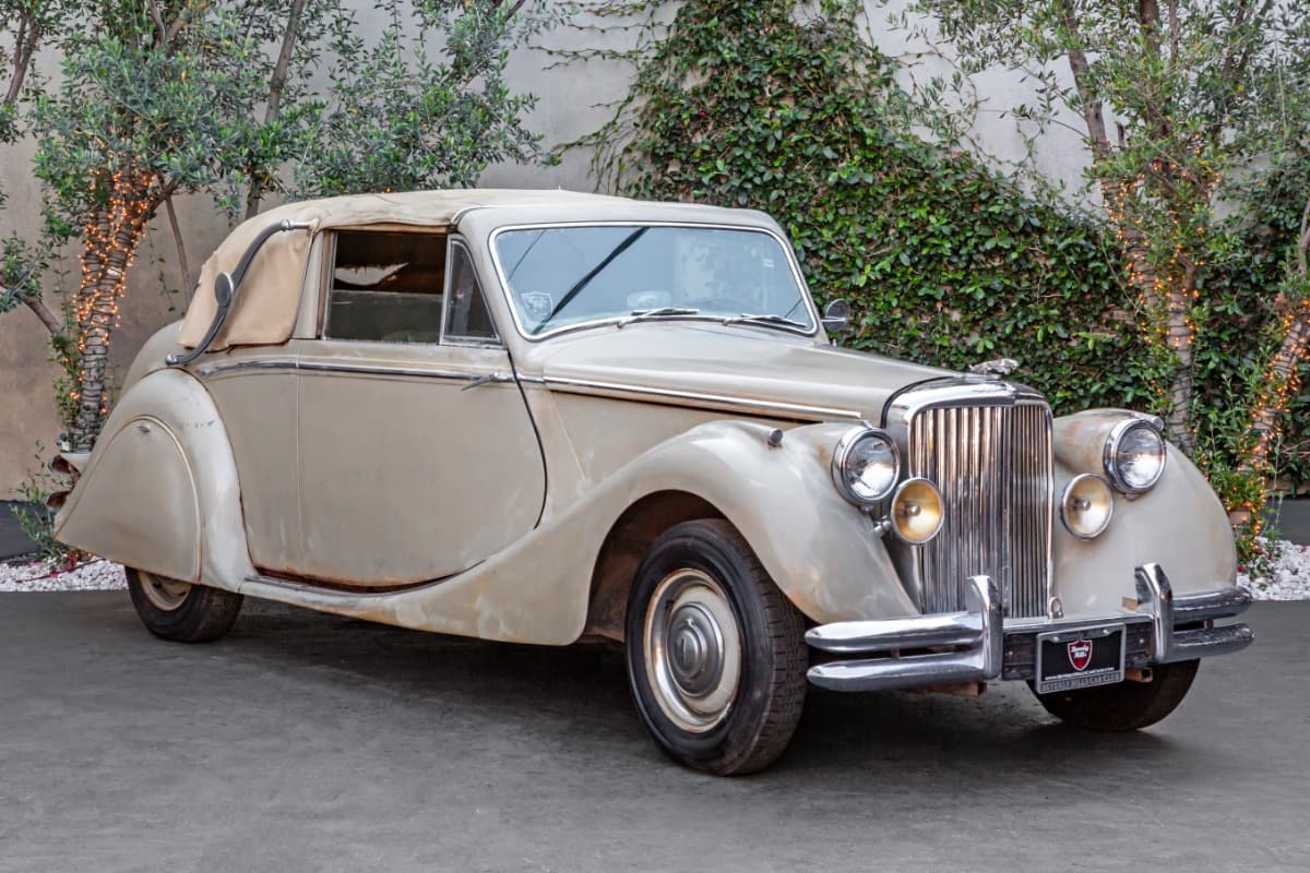1950 Jaguar Mark V 3.5 Litre Drophead Coupe Left-Hand-Drive — photo 1