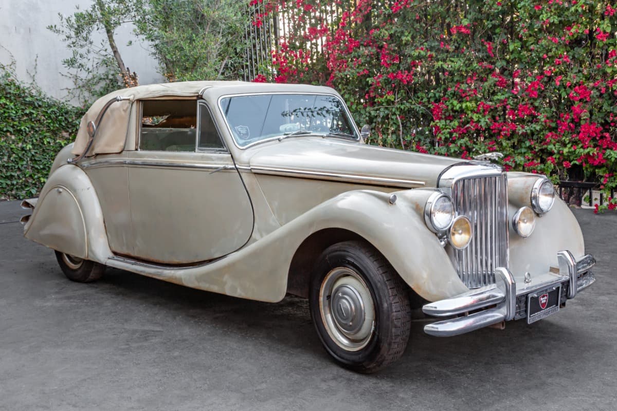 1950 Jaguar Mark V 3.5 Litre Drophead Coupe Left-Hand-Drive thumbnail 3