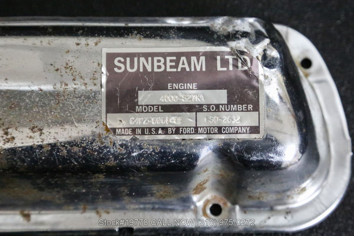 1965 Sunbeam Tiger Mk I (Series I) thumbnail 28