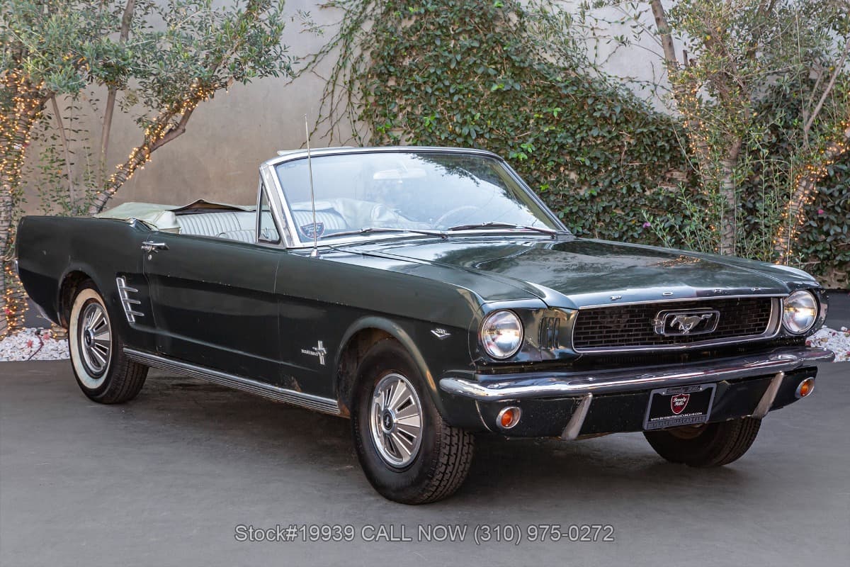 1966 Ford Mustang A-Code Convertible 3-Speed — photo 1