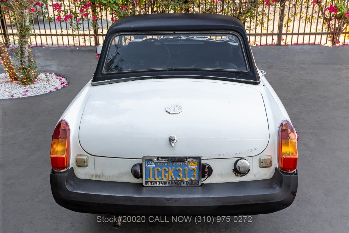 1979 MG MGB Roadster with 2 tops thumbnail 10