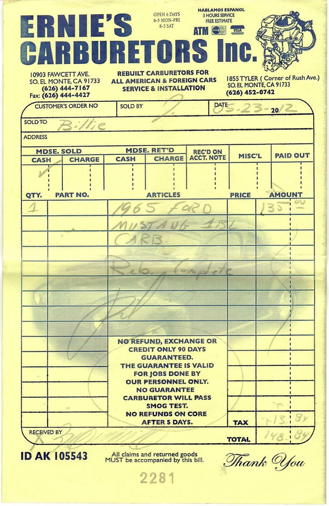 1964 Ford Mustang Convertible 4-Speed thumbnail 29