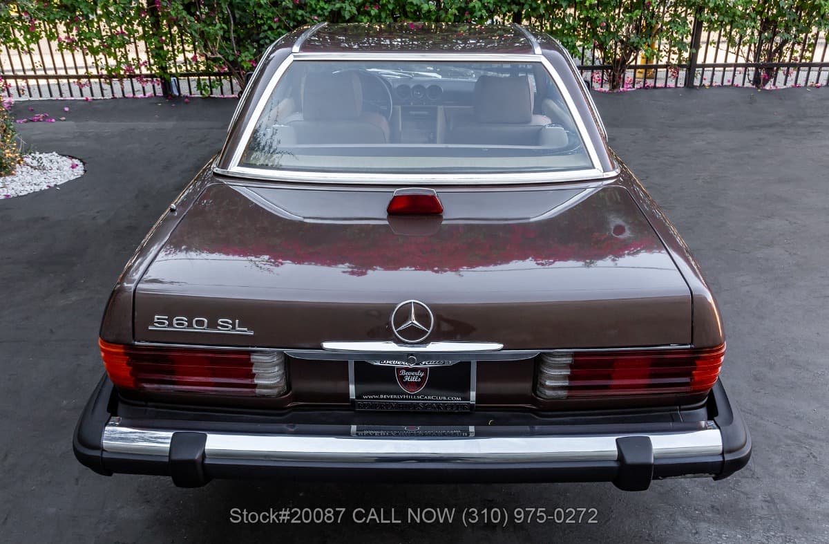 1986 Mercedes 560SL with 2 tops thumbnail 10