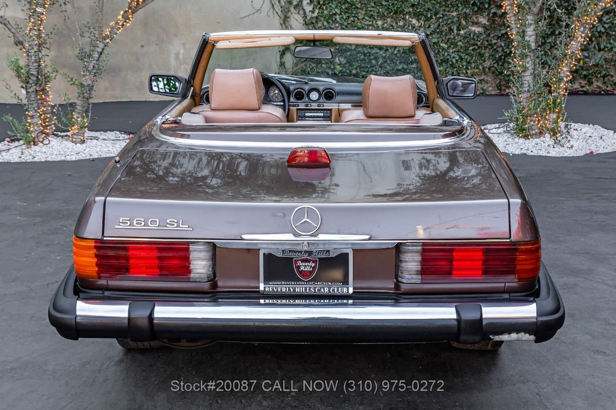 1986 Mercedes 560SL with 2 tops thumbnail 4