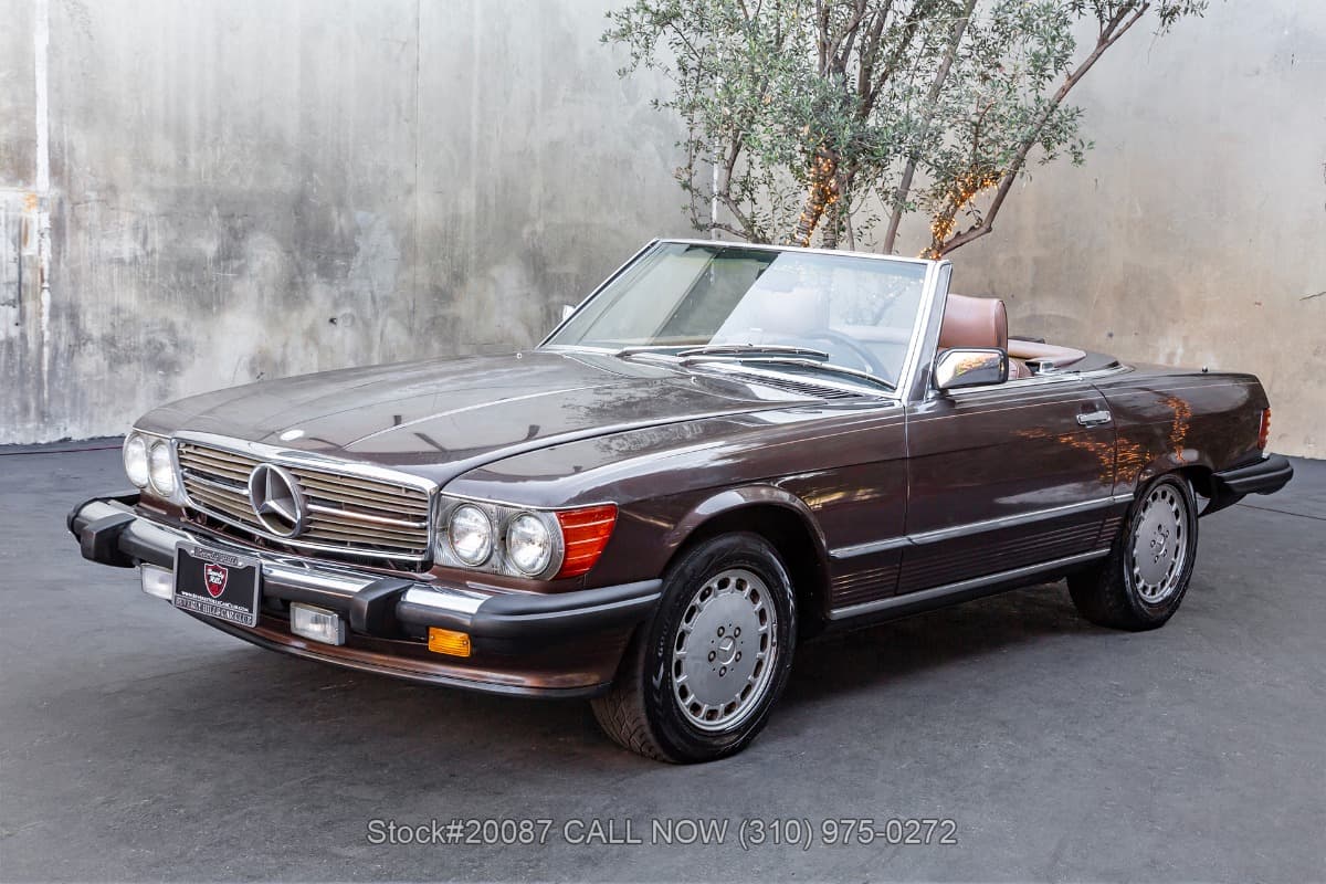 1986 Mercedes 560SL with 2 tops thumbnail 5