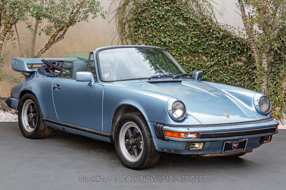 1985 Porsche Carrera Cabriolet — photo 1