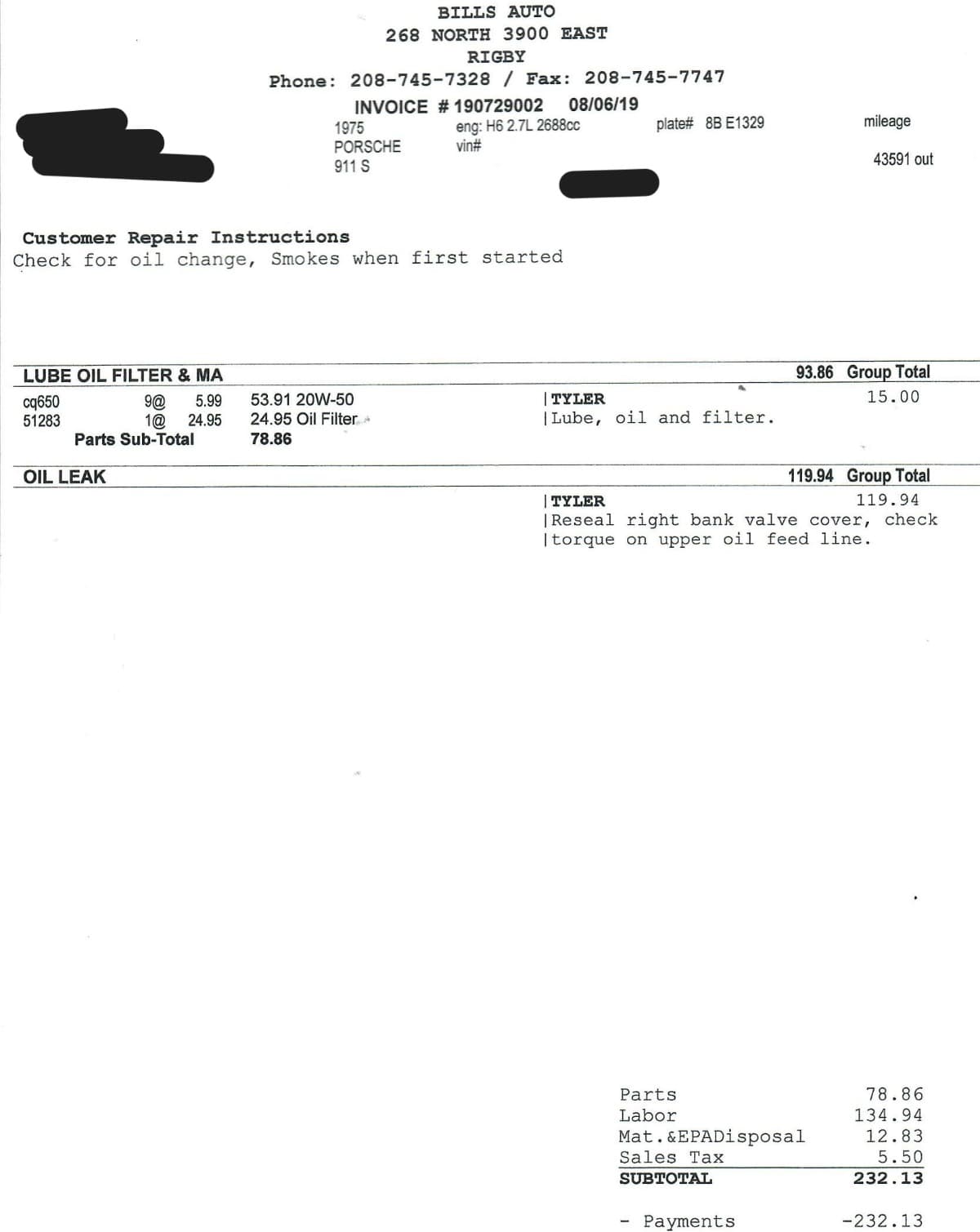 1975 Porsche 911S Sunroof Delete Coupe thumbnail 24