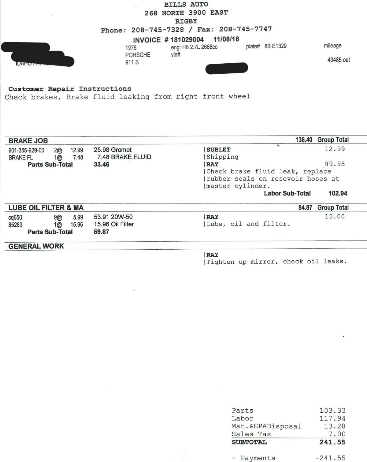 1975 Porsche 911S Sunroof Delete Coupe thumbnail 25