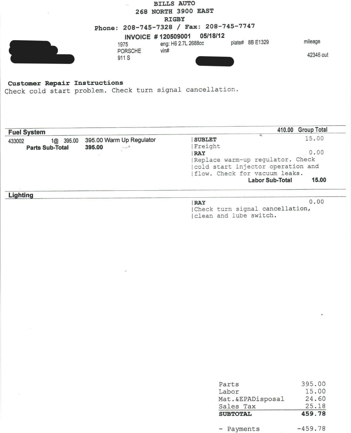 1975 Porsche 911S Sunroof Delete Coupe thumbnail 27