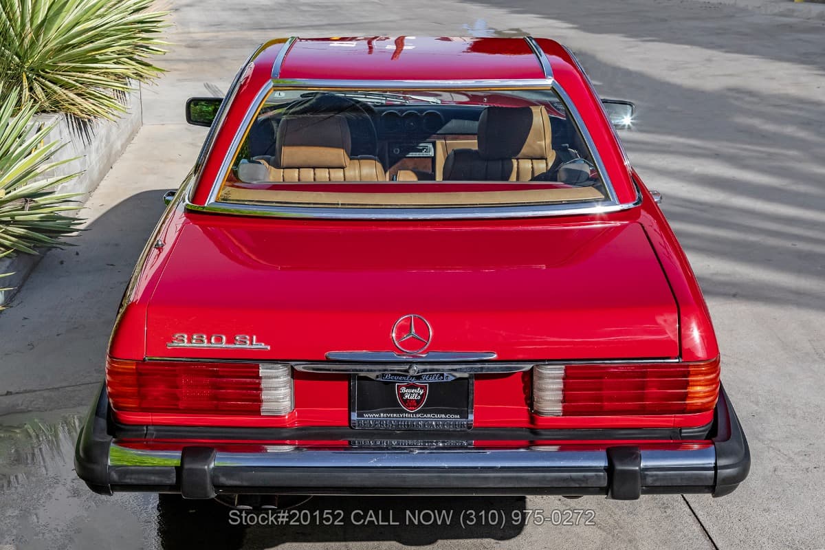 1985 Mercedes 380SL with 2 tops thumbnail 11