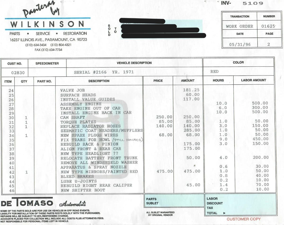 1971 DeTomaso Pantera thumbnail 25
