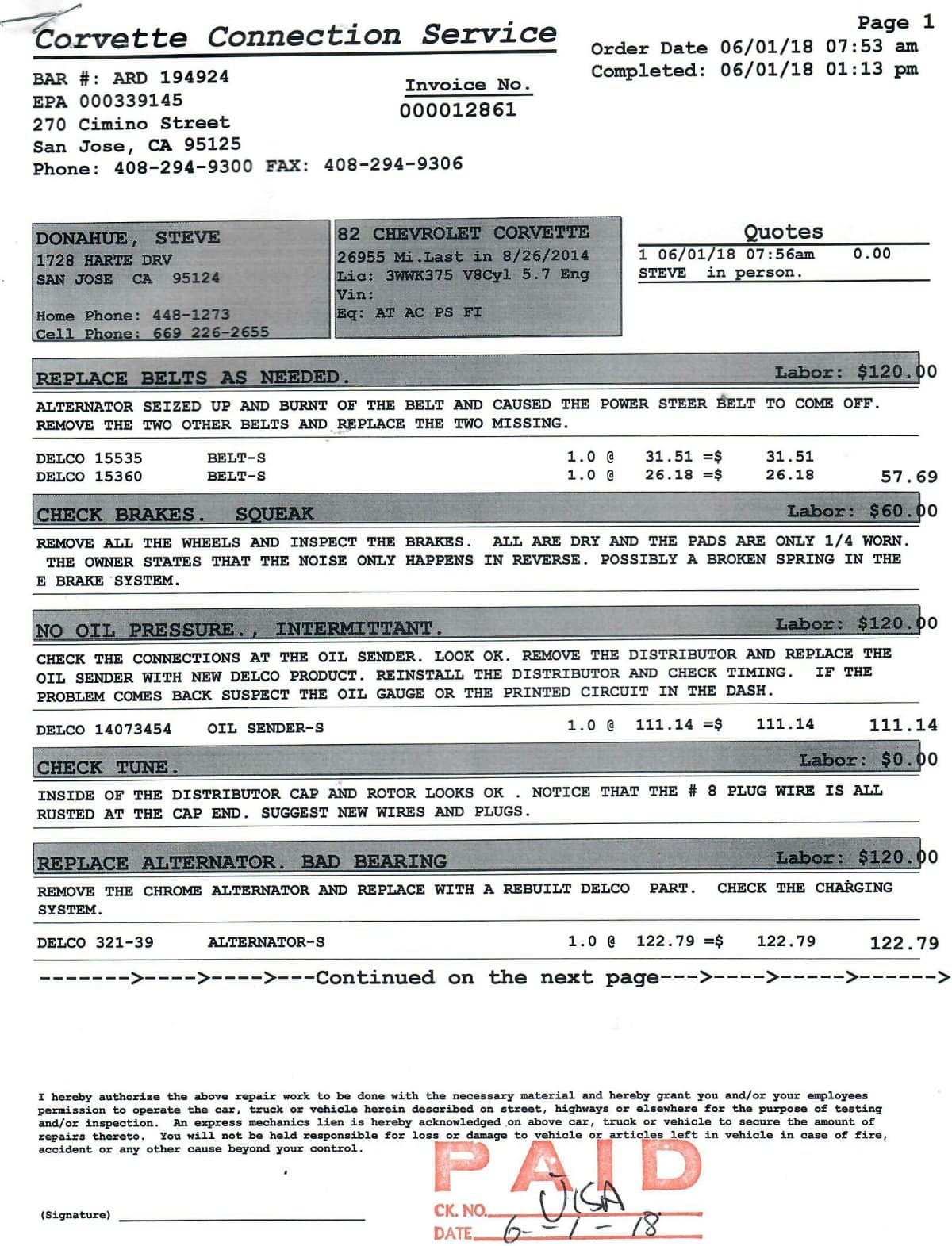 1982 Chevrolet Corvette T-Top thumbnail 27