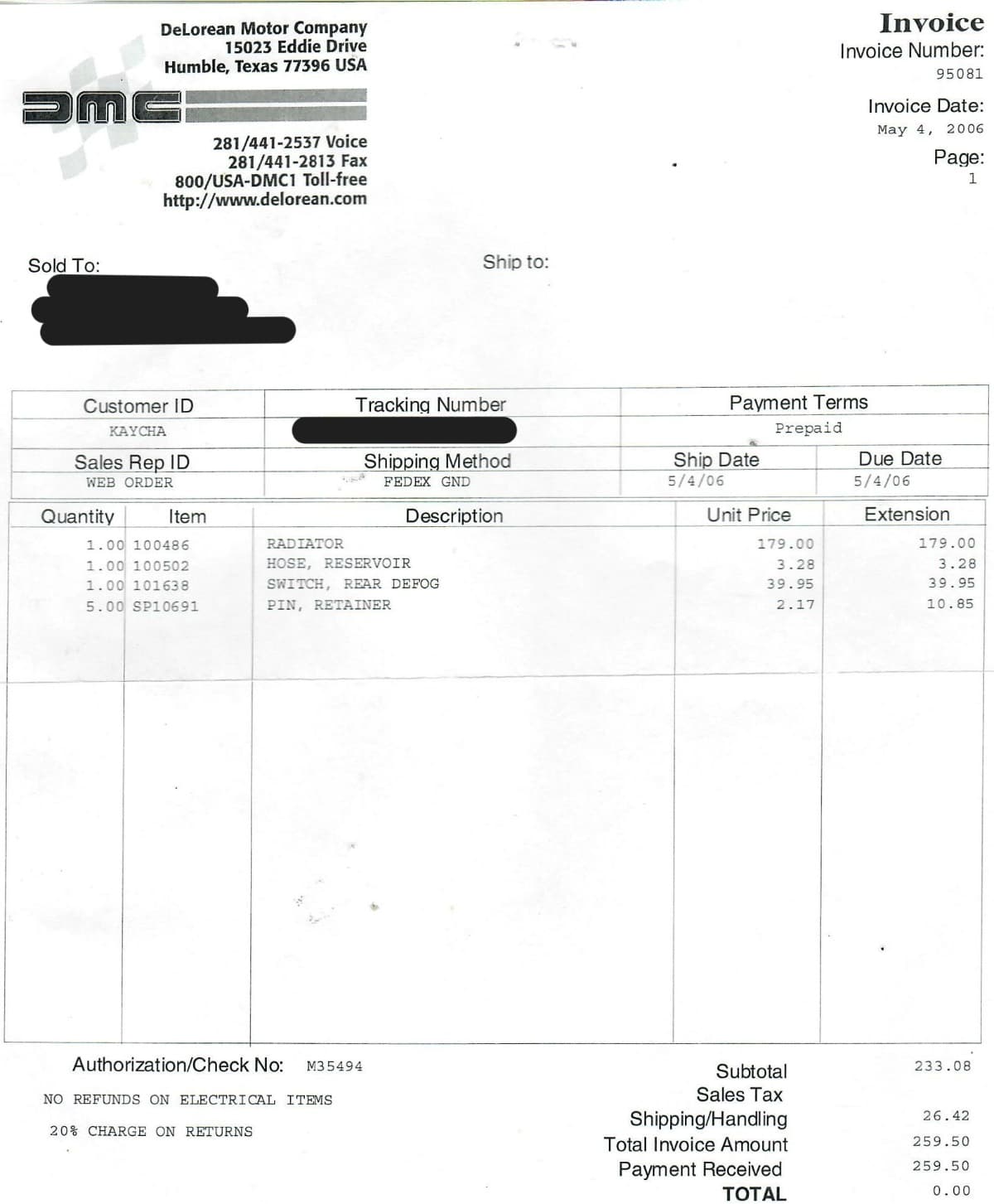 1982 DeLorean DMC-12 5-Speed thumbnail 25