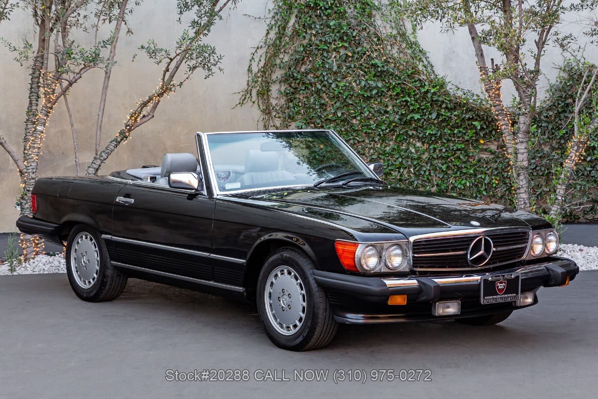 1987 Mercedes 560SL with 2 tops — photo 1