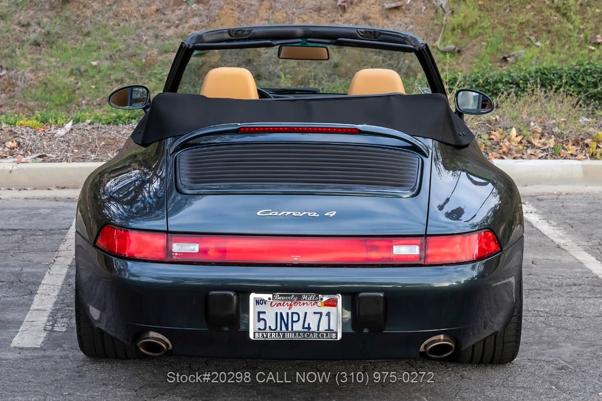 1995 Porsche 993 Carrera 4 Cabriolet 6-Speed thumbnail 3