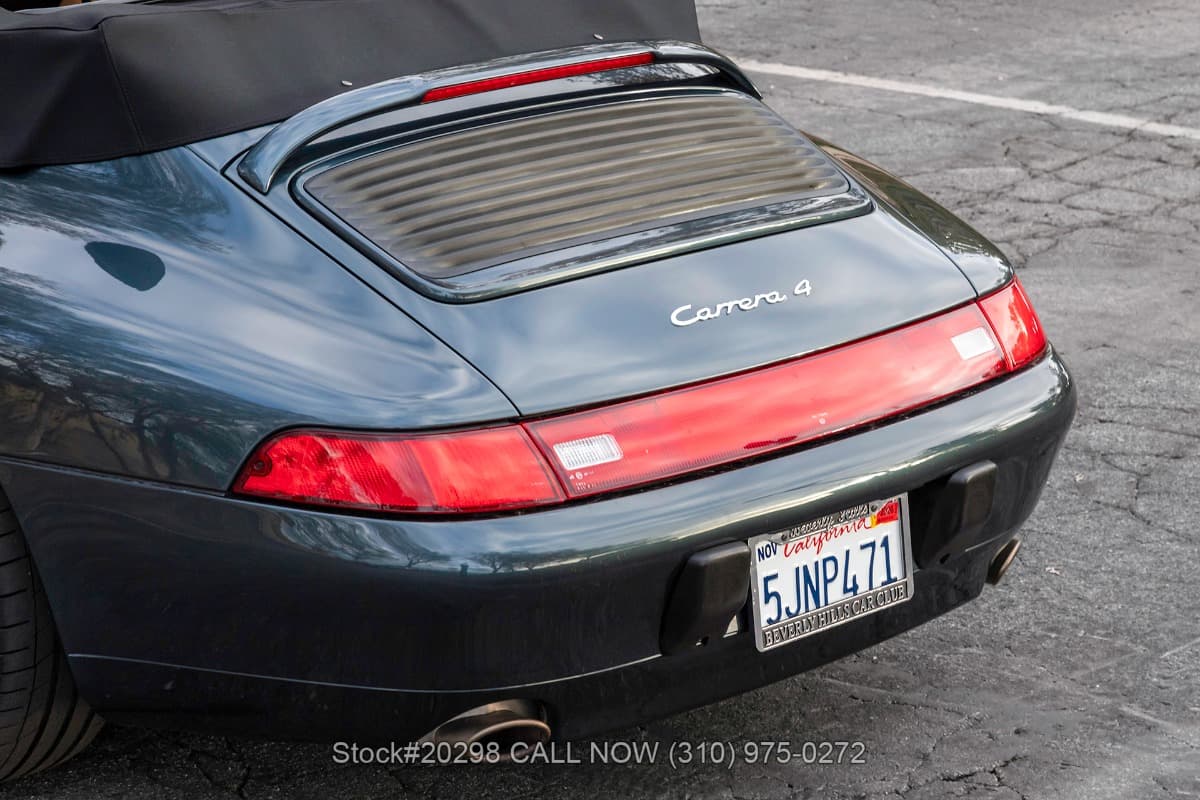 1995 Porsche 993 Carrera 4 Cabriolet 6-Speed thumbnail 4