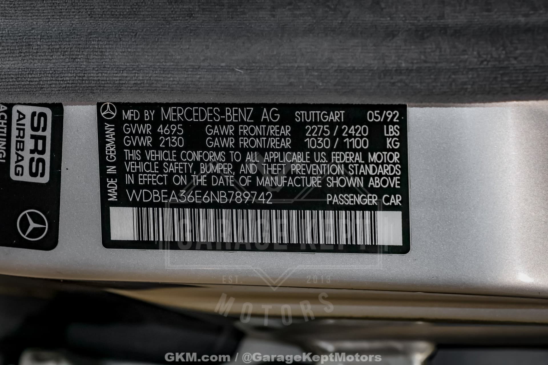 1992 Mercedes 500-Class 500 E thumbnail 22